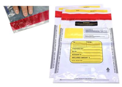 China 75micron Tamper Evident Security Envelopes Anti Counterfeit Partial transfer for sale