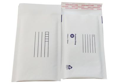 China White Kraft 6x9 Inch Bubble Padded Mailers 2 Sided Protection for sale