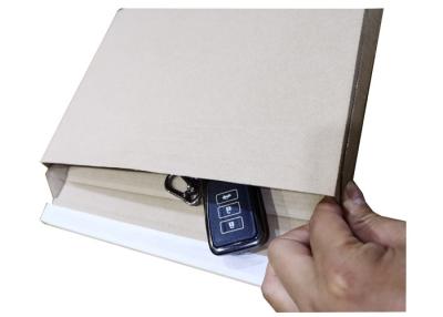 China 400g Eco Friendly Rigid Mailers Corrugated Envelope Mailers With Peel Strip for sale