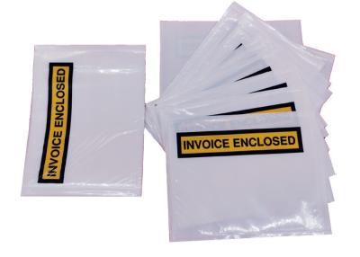 China 4.5x5.5 In Waterproof Document Pouches A4 Packing Slip Enclosed Envelopes for sale