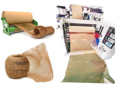 China Eco Friendly width 500mm Paper Cushion Packaging Honeycomb Kraft Wrapping Paper for sale