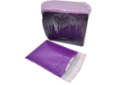 China Opaque Purple Poly Bubble Mailers 6x10 Padded Envelopes with 80gsm bubble for sale