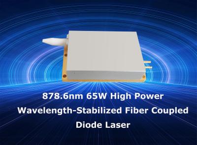 China 878.6nm 65W High Power Wavelength-Stabilized Fiber Coupled Diode Laser for sale