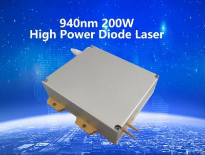 China 940nm 200W High Power Diode Lasers For Fiber Laser Pumping With135μm / 0.22NA Fiber Coupling for sale
