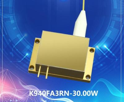 China High Bright Fiber Coupled Diode Laser 940nm 30W With 105µm Fiber Core for sale