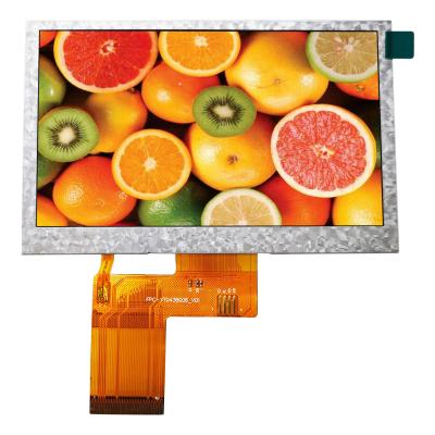 China 4.3inch Horizontal TFT LCD Panel With Resistive Capacitive Touch Screen for sale