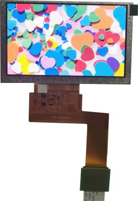 China 40Pin 5 Inch Capacitive Touch Screen , 1500cd/M2 Industrial Display Screen for sale