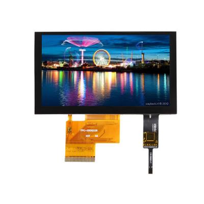 China 5.0“ het Capacitieve Touche screen van de RADERTJEfpc TFT LCD Vertoning 300cd/M2 800*480 ST5625 Te koop