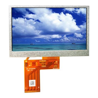 China Exhibición resistente 480x272 ST7283 de la pulgada LCM de la pantalla táctil del IPS TFT 4,3 en venta