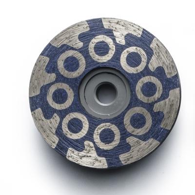 China Roda de taça de diamante de 75 mm para ferramentas de moagem manual à venda