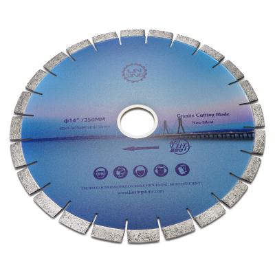 China Small-U Diamond Blades 350mm Saw Blade for Granite Cutting Cutting Blade Width 3.2-4.2mm for sale
