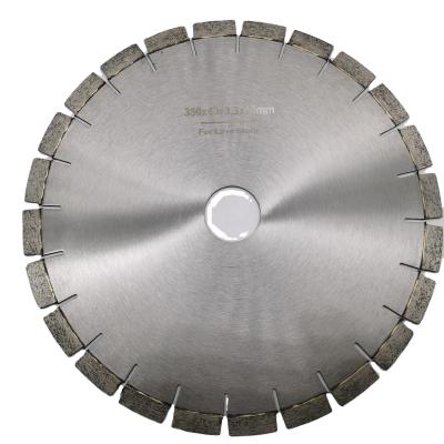 China Good Wear Resistance 350mm U Diamond Saw Blade for Cutting Granite Cold PRESS Process Type for sale