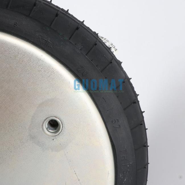 自動車部品3b12-304 Goodyearの空気ばねの十字W01-358-8013の空気ばねの三重の複雑なエアー バッグFT330-29 CI 1/4 NPT 3b12-306