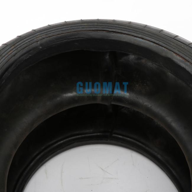 soufflets de double de connexion de la bride 350255h-2/isolant en caoutchouc compliqués ressort pneumatique SANS anneaux