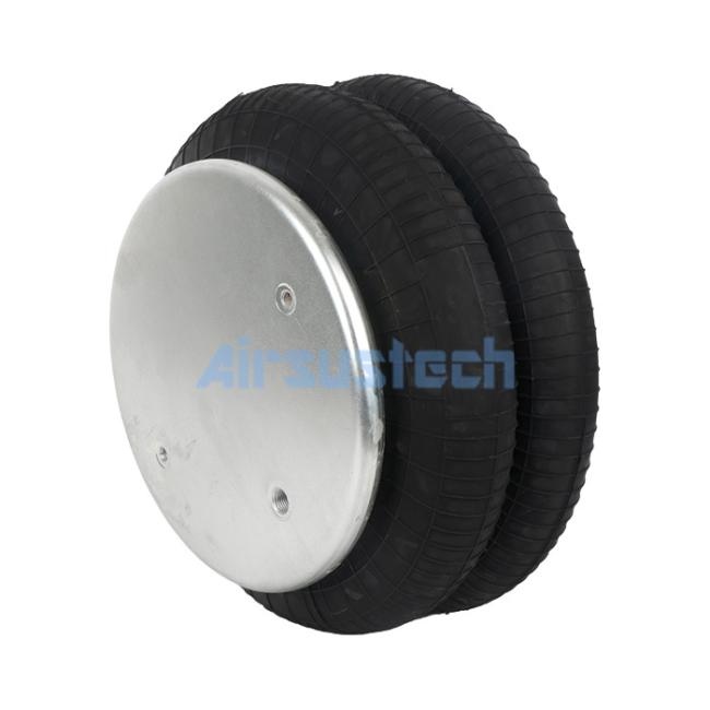 Close-up view of Contitech FD 330-22 air spring components