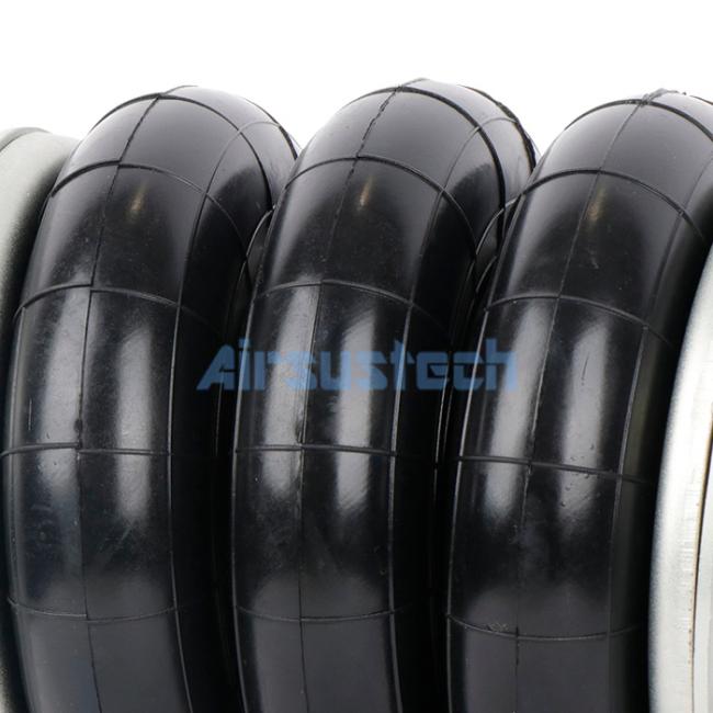 Detailed view of 3B6 ×3T Flange Connection Air Spring