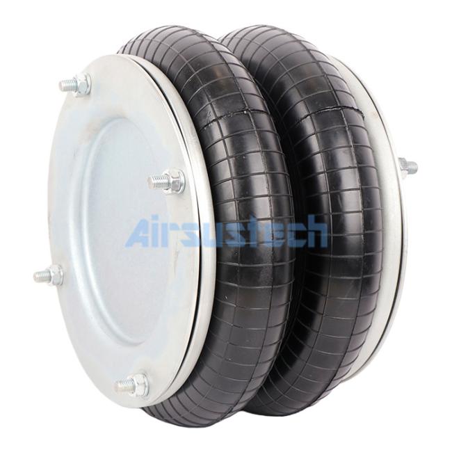 AIRSUSTECH 2B12X2T Air Spring Assembly - Front View