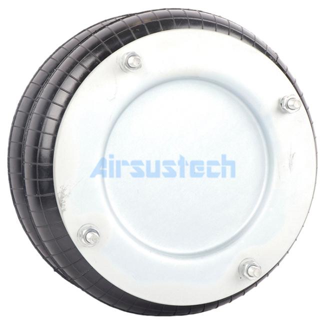 AIRSUSTECH 2B12X2T Air Spring Assembly - Side View