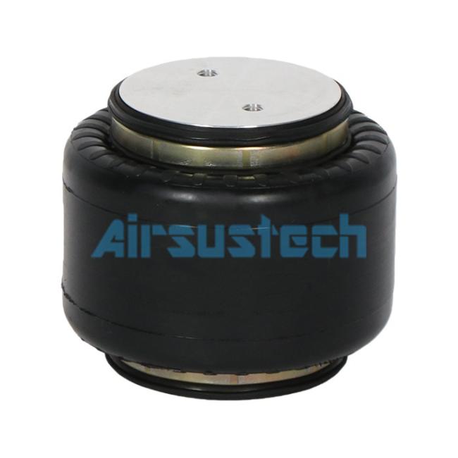 Close-up view of AIRSUSTECH 1B5520 Industrial Air Spring components and fittings