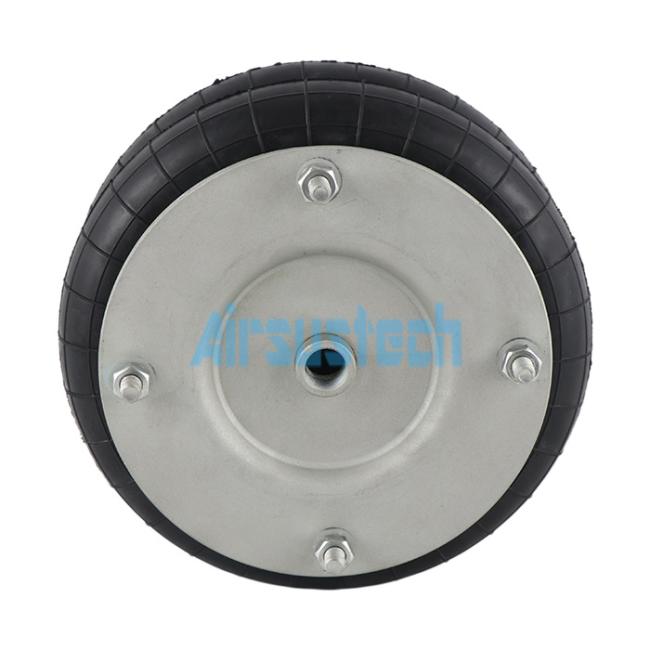 AIRSUSTECH 2B10X2T Air Spring side view displaying bellows and mounting features