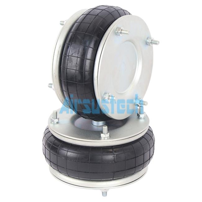 Dunlop 10 inch pneumatic air spring - side view showing single convoluted bellows design