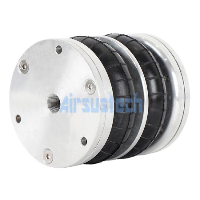 AIRSUSTECH 2B4.5X2P Pneumatic Air Bellows - Front View