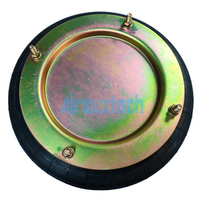 Contitech FD 816-30 DS Air Spring - front view showing double convoluted design and mounting flange