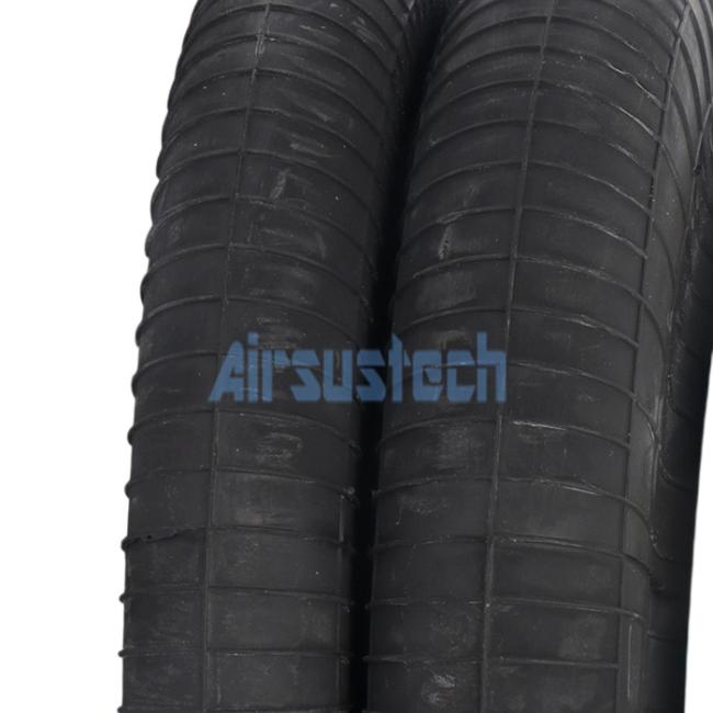AIRSUSTECH 2B6330 Double Convoluted Air Spring - Side View