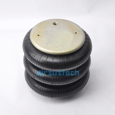China G3/8 Air Inlet 3 Convoluted Rubber Industrial Air Spring Cushion For Web Assembly Machine for sale