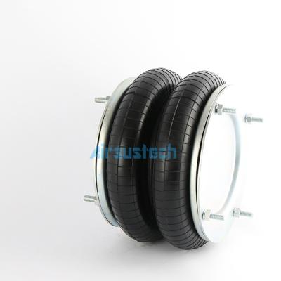 China 0.8MPA Double Convoluted Air Spring 10''×2 Contitech FD 210-22 DS Bagged Air Suspension Norgren M/31102 for sale