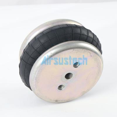 Cina 152 MM Firestone W01-M58-6140 Sospensione Air Spring 114 MM Piastra di copertura in acciaio in vendita