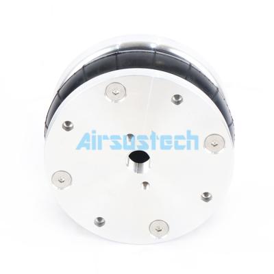 China W01R584078 Firestone Aluminum Cover Plate Pneumatic Air Spring 6'' Diameter Airbag for sale