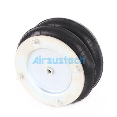 China 12x2 Dunlop Double Convoluted Air Spring Total Stroke 166 MM Sistema di sospensione d'aria for sale