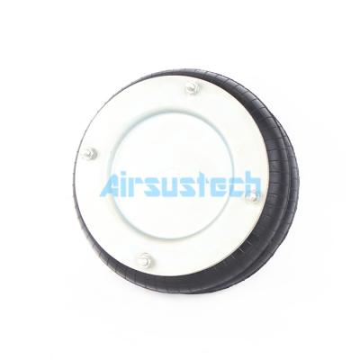 Cina 12x2 Dunlop Double Convoluted Air Spring Total Stroke 166 MM Sistema di sospensione d'aria in vendita