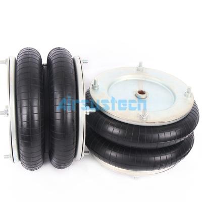 Cina 12x2 Dunlop Double Convoluted Air Spring Total Stroke 166 MM Sistema di sospensione d'aria in vendita