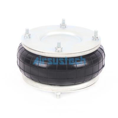 China 10''×1 Dunlop SP2523 Single Convoluted Rubber Air Spring Assembly with Flange Ring for sale