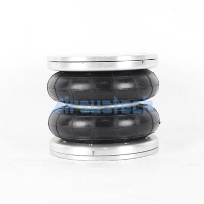 Cina 4 1/2'×2 gomma Air Spring DUUNLOP PNP 305590107 M6 3/8 BSP sospensione a scossa d'aria in vendita