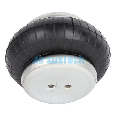 China FS 40-6 1/8NPT 63029 Molla pneumatica Continental a soffietto singolo in gomma con piastra di copertura in acciaio for sale