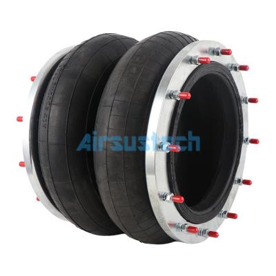 China Molla pneumatica AIRSUSTECH 2H350255 con attacco flangiato e 14 viti M10 for sale