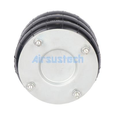 Cina 8'×3 Piastra d'acciaio Triplice molla ad aria convolta Firestone W01-R58-4056 G1/2 Air Hole in vendita