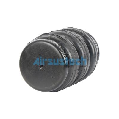 China 3B2300 AIRSUSTECH Molla pneumatica a tripla convoluzione 1/2-14NPT Dimensione porta per sospensioni pneumatiche per camion for sale