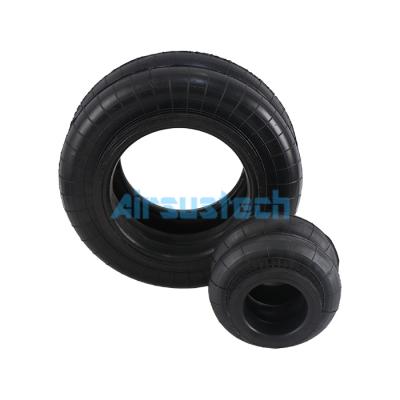 China 12×2 Double Convoluted Rubber Air Spring Dunlop SP 256NB Oneumatic Air Bellows for sale
