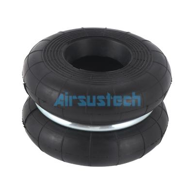 China Stroke 95MM Punch Rubber Air Spring S-120-2R Yokohama Double Convoluted Air Bag for sale