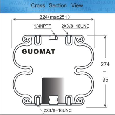 Cina Airbag complicati del doppio del Firestone W01-358-6902 in vendita