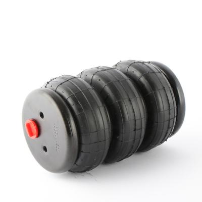 China TS16949 Suspension Air Springs Airsustech 3B2300 Triple Convolutions For Pipe Indexing Threading for sale