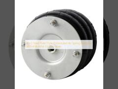 8‘×3 Piastra d‘acciaio Triplice molla ad aria convolta Firestone W01-R58-4056 G1/2 Air Hole