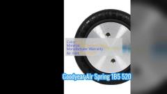 Einfach gewickelte Goodyear Gummi-Luftfederung 1B5-520 mit 1/4-18NPT-Luftfittung