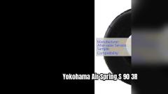 Spezialisierte Stanzgeräte Yokohama Luftfeder S-90-3R mit Durchmesser 110MM