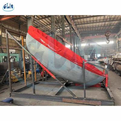 中国 水漕のための16mmの厚さのステンレス鋼の圧力容器の帽子タンク頭部 販売のため