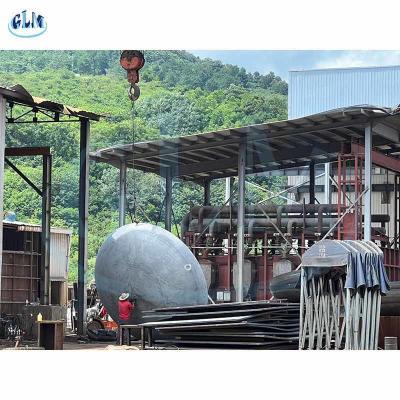 China 2700mm Dia Stainless Steel Hemispherical Polished Dished Head For Pressure Vessel for sale